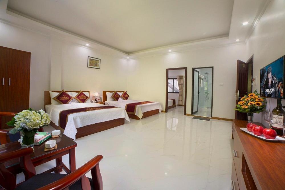Quang Tung Hotel Dong Khe Sau Eksteriør bilde